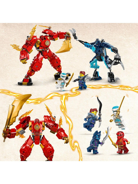 Lego NINJAGO 71808 Mech żywiołu ognia Kaia