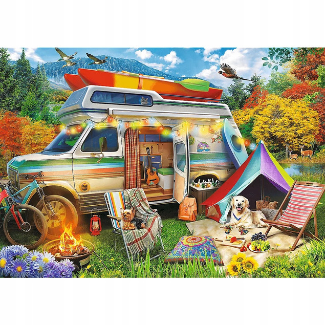 Puzzle Trefl 500 el. Mistrzostwa Europy: Tea Time Kamper