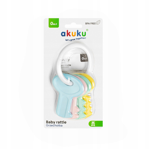 Grzechotka niemowlęca KLUCZE Akuku
