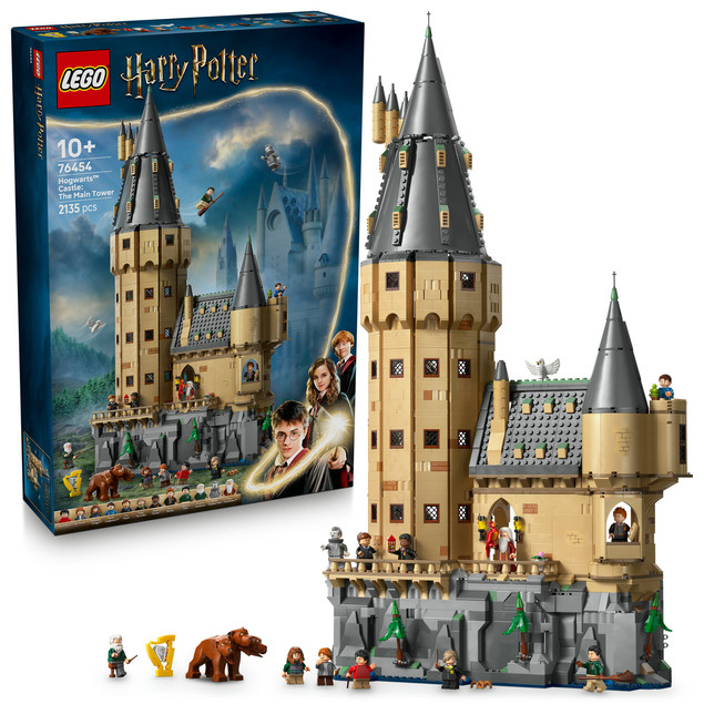 LEGO Harry Potter 76454 Zamek Hogwart Główna Wieża – Model Kolekcjonerski
