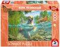 Puzzle Schmidt Spiele 1000 el. Mark Fredrickson: Labrador na rybach | Premium Quality