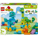 LEGO DUPLO 10451 3w1 Dinozaury na Kółkach Kreatywne Klocki dla Dzieci 3+