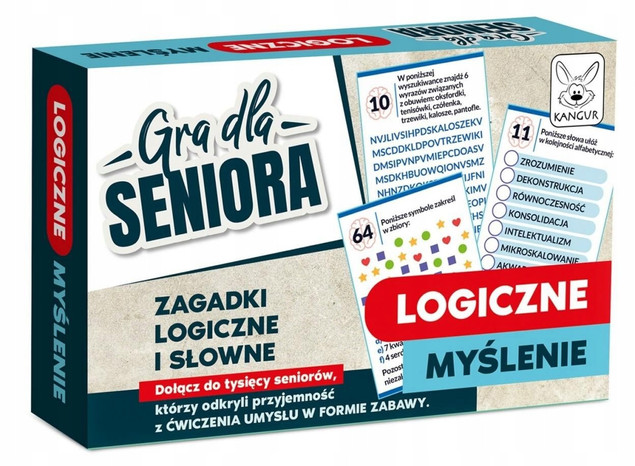 Gra dla seniora. Logiczne Myślenie Kangur