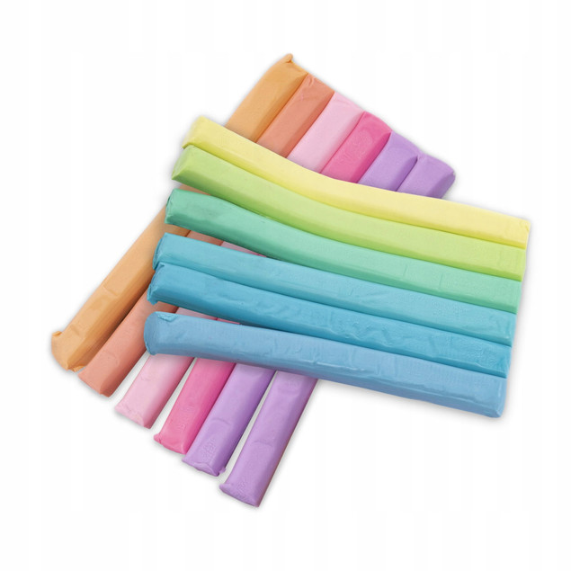 ZESTAW KIDEA PLASTELINA NEONOWA + PASTELOWA 48SZT.