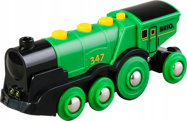 Brio Kolejka Klasyczna zielona lokomotywa 33593
