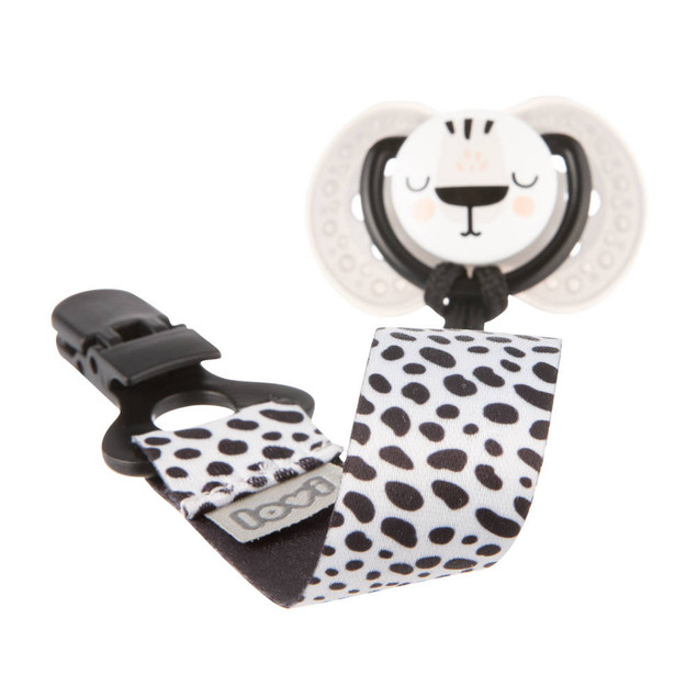 LOVI Tasiemka do smoczka Salt & Pepper