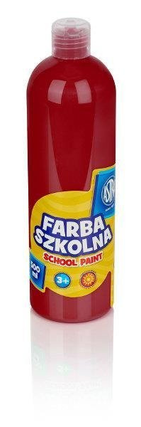 Astra Farba szkolna plakatowa ciemnoczerwona 500ml