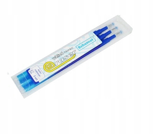 Wkład do Długopisu Ścieralnego Schemat Eraser Niebieski 3 szt.