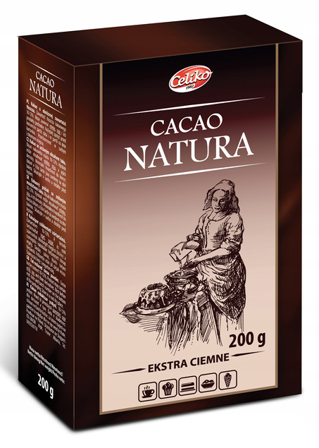 Kakao naturalne ekstra ciemne Celiko 200g
