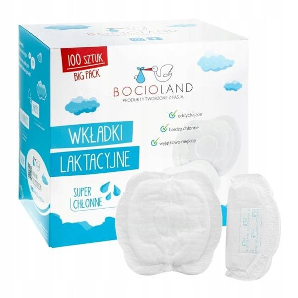 Wkładki laktacyjne chłonne żelujące cienkie Comfort 140szt. Babyono 296/140