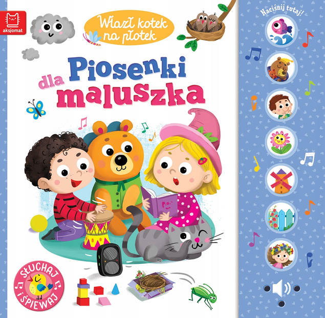 KSIĄŻECZKI DLA DZIECI PIOSENKI DLA MALUSZKA