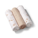 Babyono Pielucha bambusowa 70x70 3-pak 397/13 beż