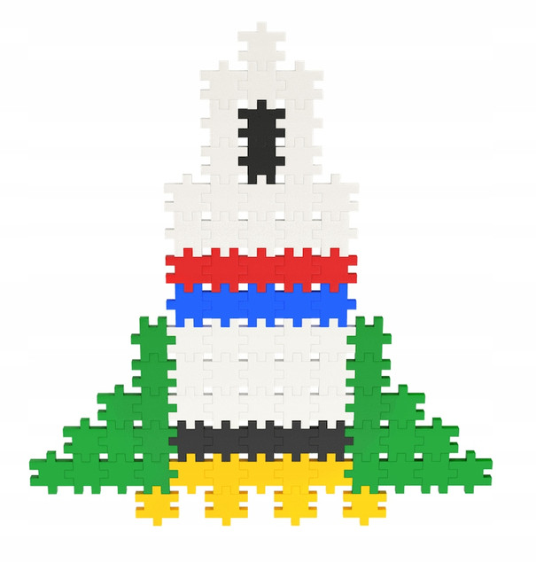 Meli Klocki Konstrukcyjne Minis Mosaic Edu 2800 el. Mini Mozaika
