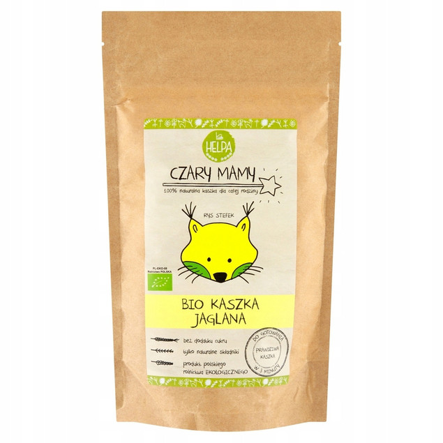 HELPA Kaszka Bio MIX SMAKÓW Bez Cukru 200gx3