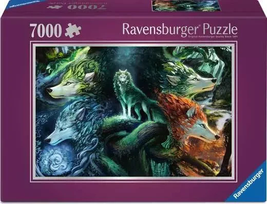Puzzle 2D Wilki 7000 elementów Ravensburger