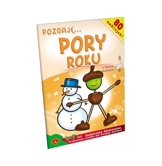 ALEXANDER, ZABAWKA EDUKACYJNA, KSIĄŻECZKA EDUKACYJNA - POZNAJĘ PORY ROKU