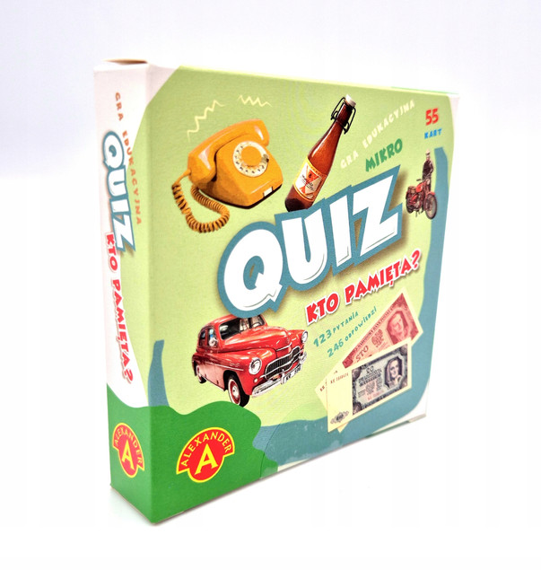 Gra planszowa Mikro Quiz Kto pamięta? Alexander