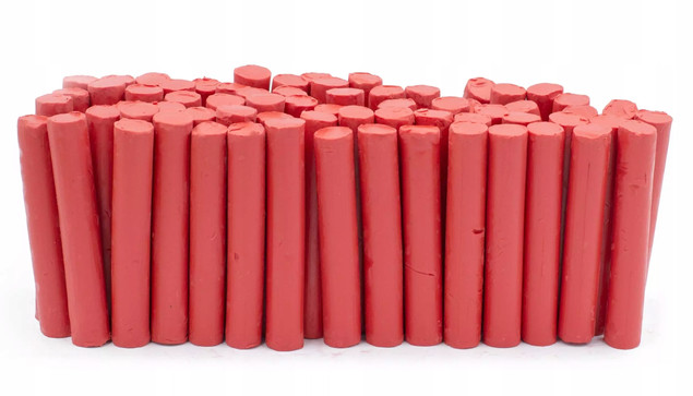 Plastelina LUZ 1kg CZERWONA Szkolna Mona