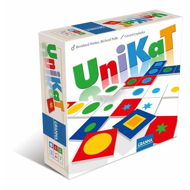 Unikat Edukacyjna Gra Planszowa Logiczna Spostrzegawczość 7+ Granna 04090