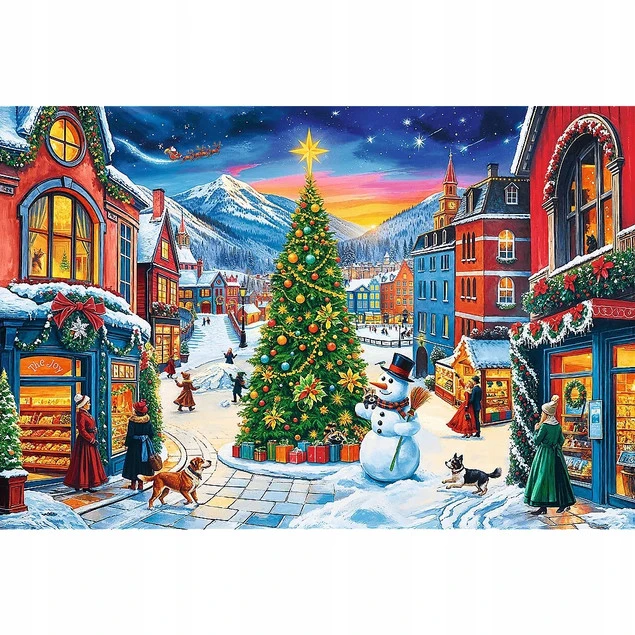 23104 TREFL PUZZLE 300 EL. ŚWIĄTECZNE MIASTECZKO, EASYPIECE_2