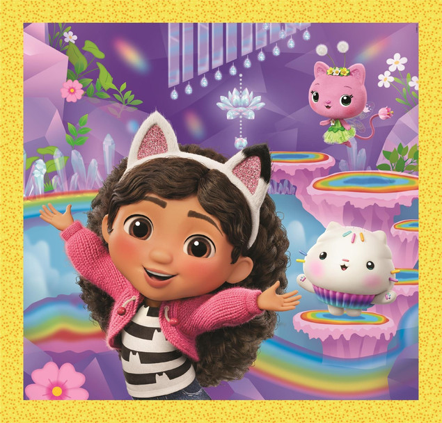 Puzzle Clementoni 3x48 Koci Domek Gabi Super Kolor 25002