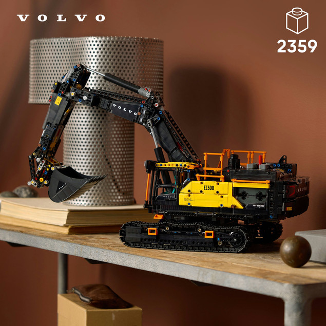 LEGO Technic 42215 Koparka Volvo EC500 Hybrydowa z Zmechanizowanymi Funkcjami dla Dorosłych