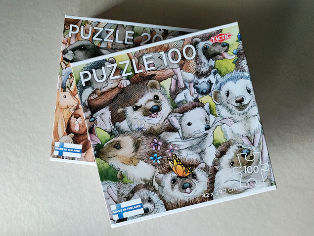Puzzle Tactic 100 Jeże (Hedgehogs)