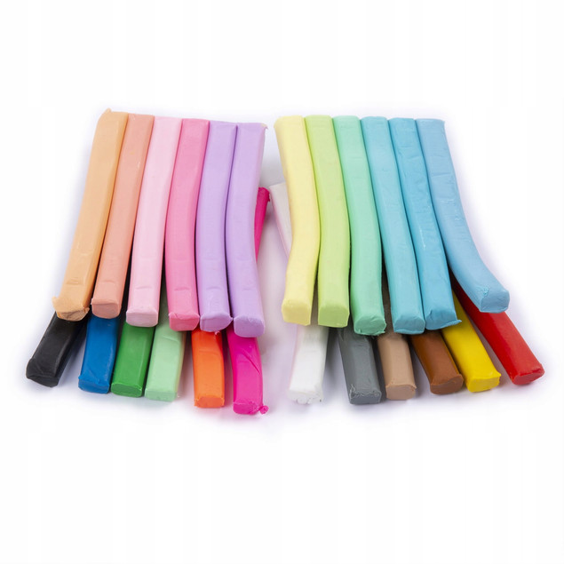 ZESTAW KIDEA PLASTELINA NEONOWA + PASTELOWA 48SZT.