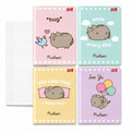 Zestaw 4 zeszytów A5 w linię 32 kartki UNIPAP Pusheen