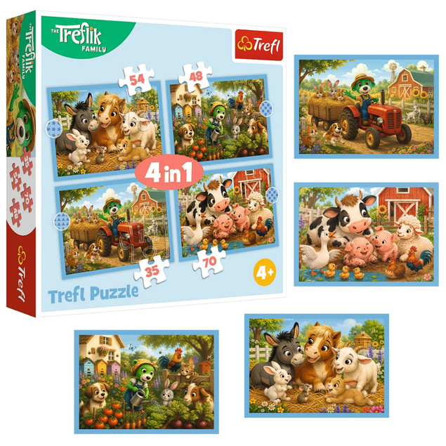 Puzzle Trefl 207 elementów RODZINNY SPACER