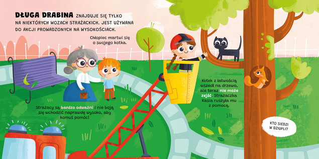 Książeczka dla Maluszka Maszyny i Pojazdy: Wóz Strażacki | Zielona Sowa Patrycja Grześkowiak