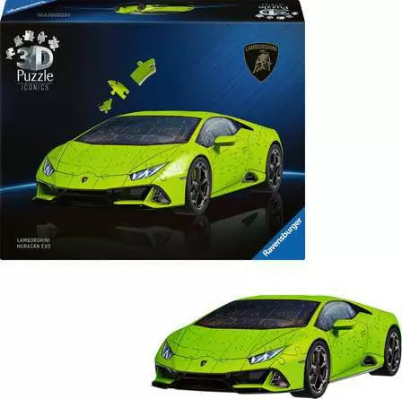 Ravensburger Puzzle 3D Iconics Lamborghini Huracán EVO-Verde