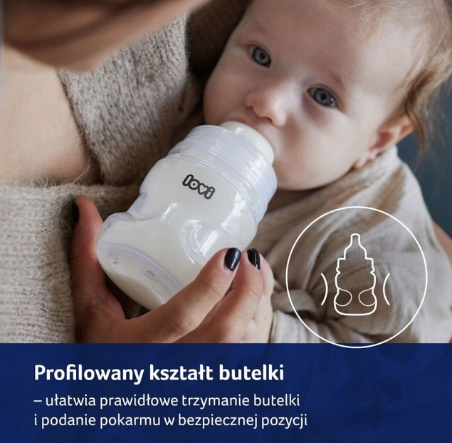 Butelka Lovi Dynamiczny Smoczek Antykolkowa 150 ml 0m+