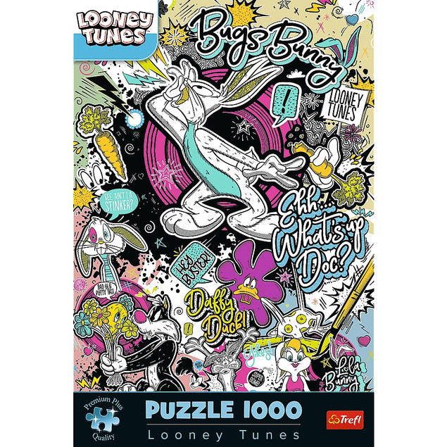 Puzzle Trefl 1000 elementów Looney Tunes Zwariowane melodie
