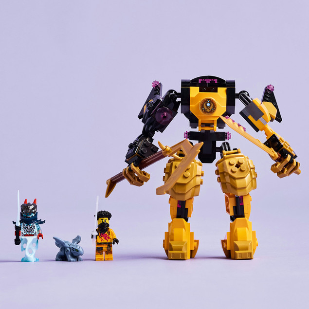 LEGO NINJAGO 71839 Arin i Robot Bojowy Spinjitzu – Modułowy Mech Ninja