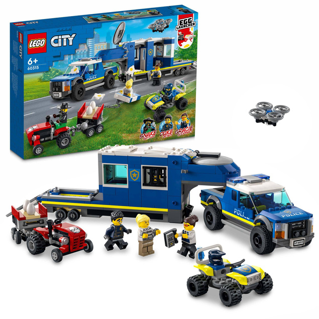 LEGO City Mobilne Centrum Dowodzenia Policji 436el. 6+ 60315