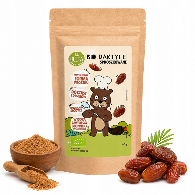 Bio Daktyle Sproszkowane 200 g – Helpa