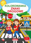 Kolorowanka Znaki drogowe – nauka znaków drogowych | Martel