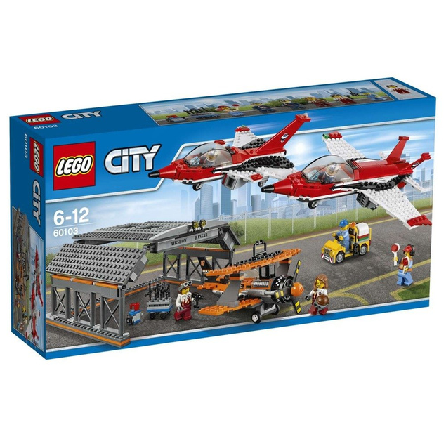 KLOCKI Pokazy lotnicze LEGO CITY Lotnisko 60103 