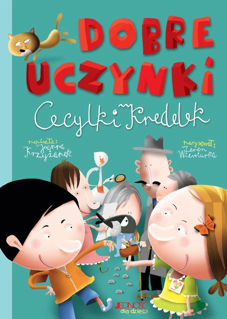 Dobre uczynki Cecylki Knedelek Joanna Krzyżanek – okładka książki