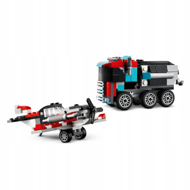LEGO Creator Ciężarówka Z Platformą i Helikopterem 270el. 7+ 31146