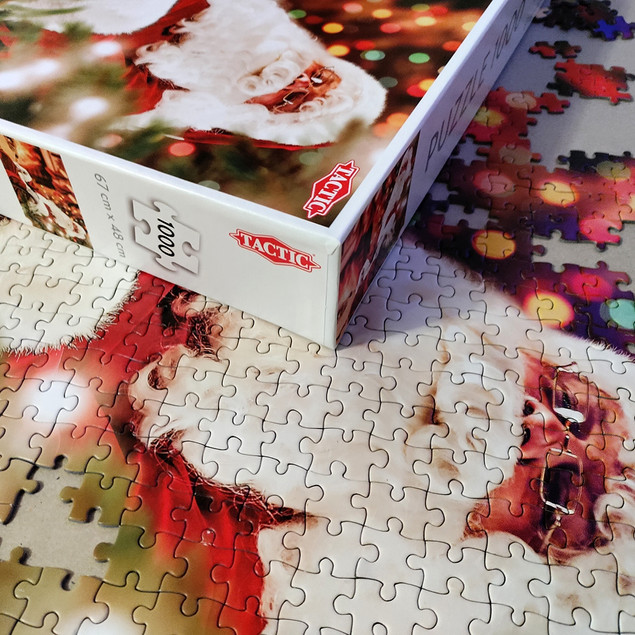 Puzzle Tactic Santa Claus 1000 elementów | Świąteczne Puzzle Finlandzkie