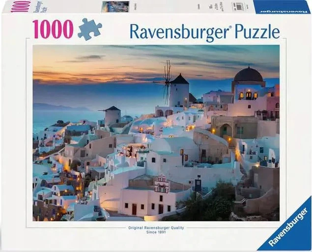 Puzzle Ravensburger 1000 Santorini Wieczór