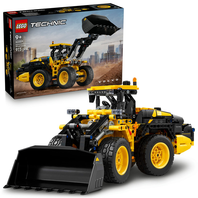 LEGO Technic 42209 Volvo L120 Elektryczna Ładowarka Kołowa | Maszyna Budowlana dla Dzieci 9+