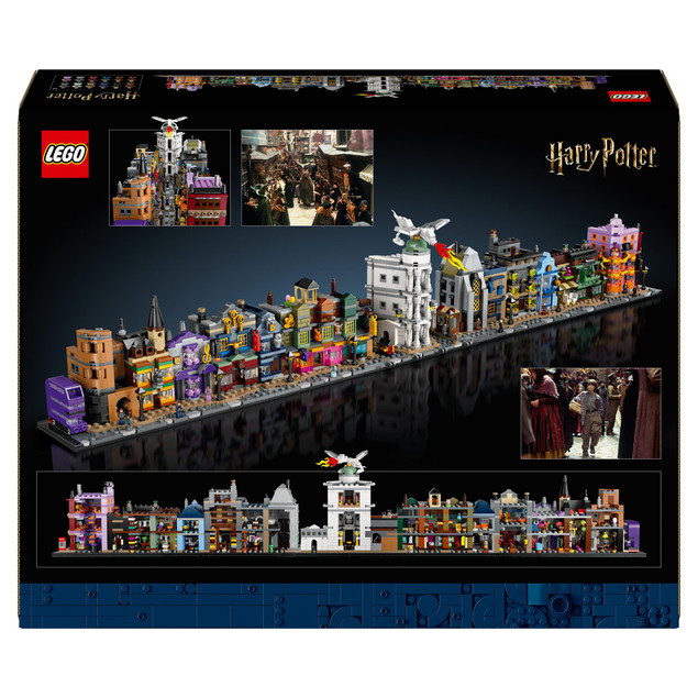 LEGO Harry Potter 76444 Sklepy na Ulicy Pokątnej Mikroskala Kolekcjonerska