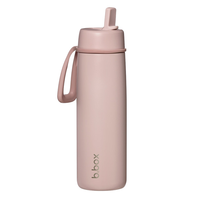 Butelka Termiczna b.box Blush Crush 690 ml Stal Nierdzewna ze Słomką