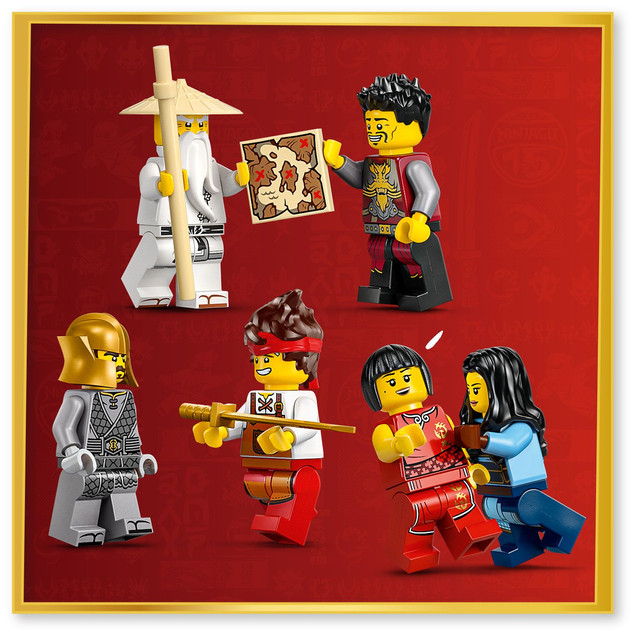 LEGO 71858 Ninjago Kuźnia Cztery Bronie
