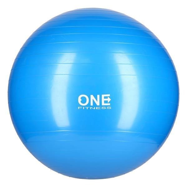 Piłka gimnastyczna 55CM ONE FITNESS niebieska
