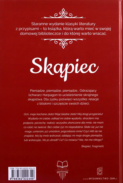Skąpiec Molier – Lektura Szkolna, Twarda Okładka (Boy-Żeleński)