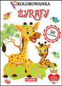 Kolorowanka Z Naklejkami ŻYRAFY Malowanka 3+ Martel